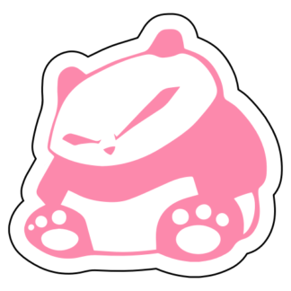 JDM Panda Sticker (Pink)